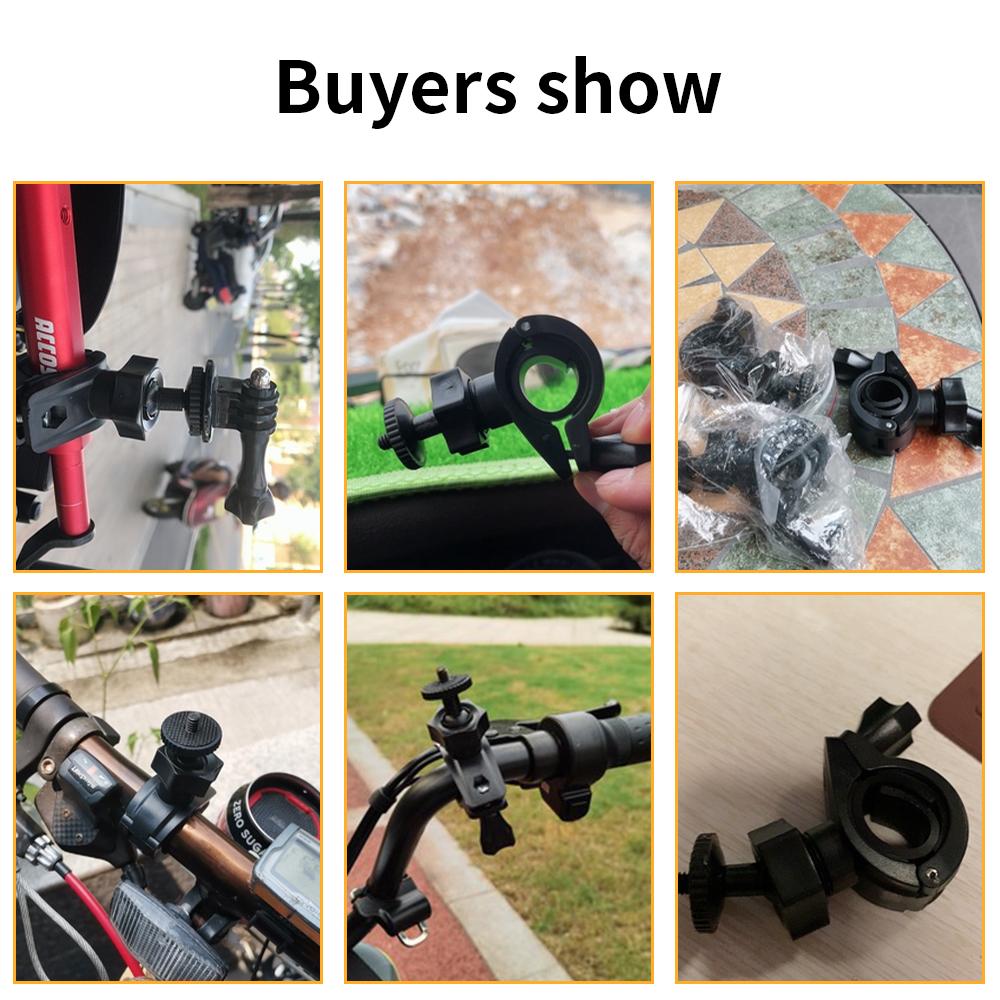 Tay cầm xe đạp tay cầm tay cầm thanh máy giá treo máy bay360 độ quay cho GoPro Hero 11 10 9 8 7 6 Phụ kiện camera SJCAM