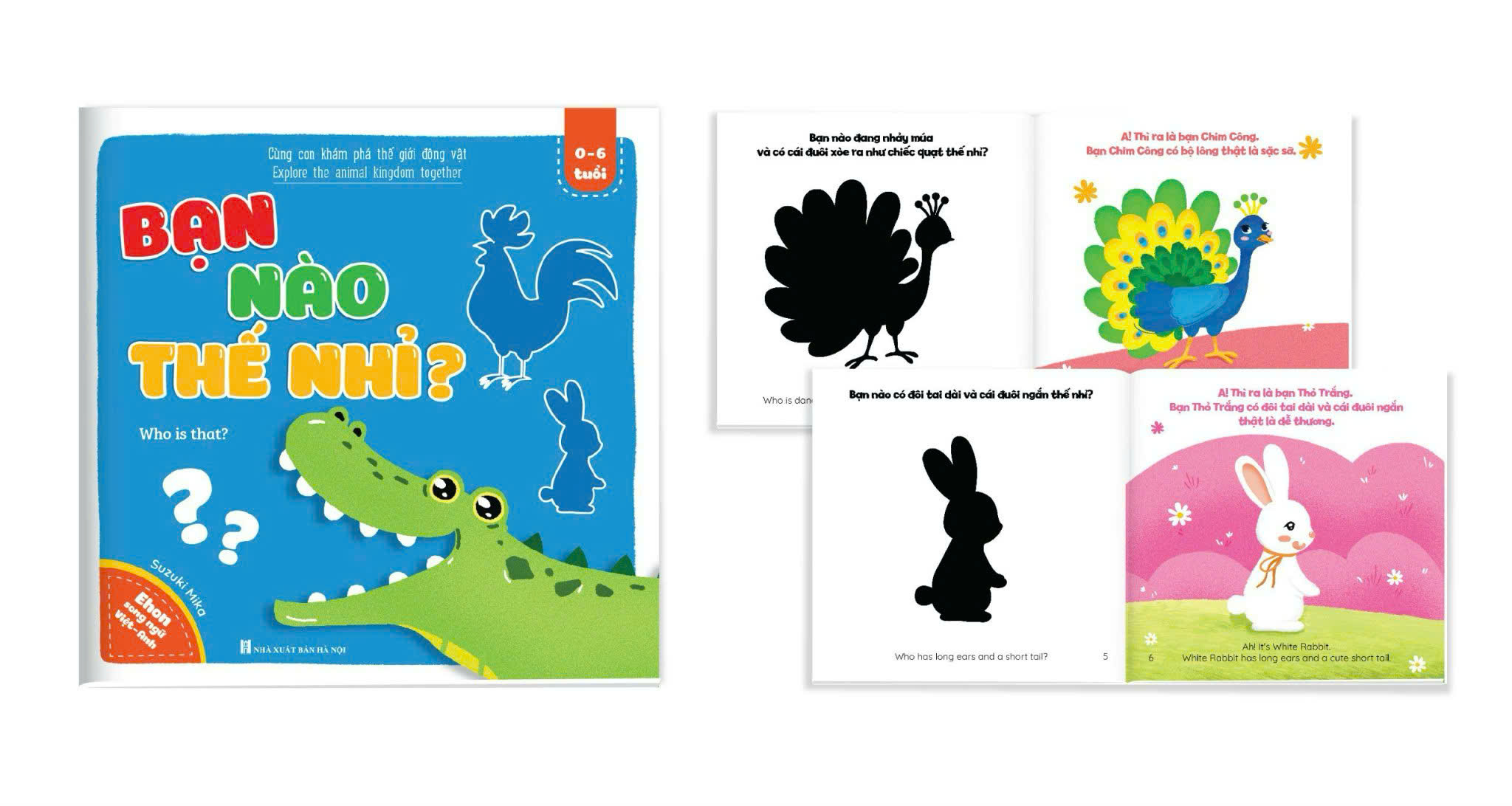 Ehon Động Vật - Song Ngữ Dành Cho Bé 0-6 Tuổi