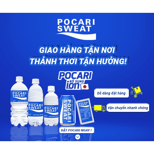 Pocari Sweat bột [Hộp 5 Gói - Date xa] - Thức uống bổ sung ion thiết yếu, nước điện giải cho cơ thể mọi lúc mọi nơi