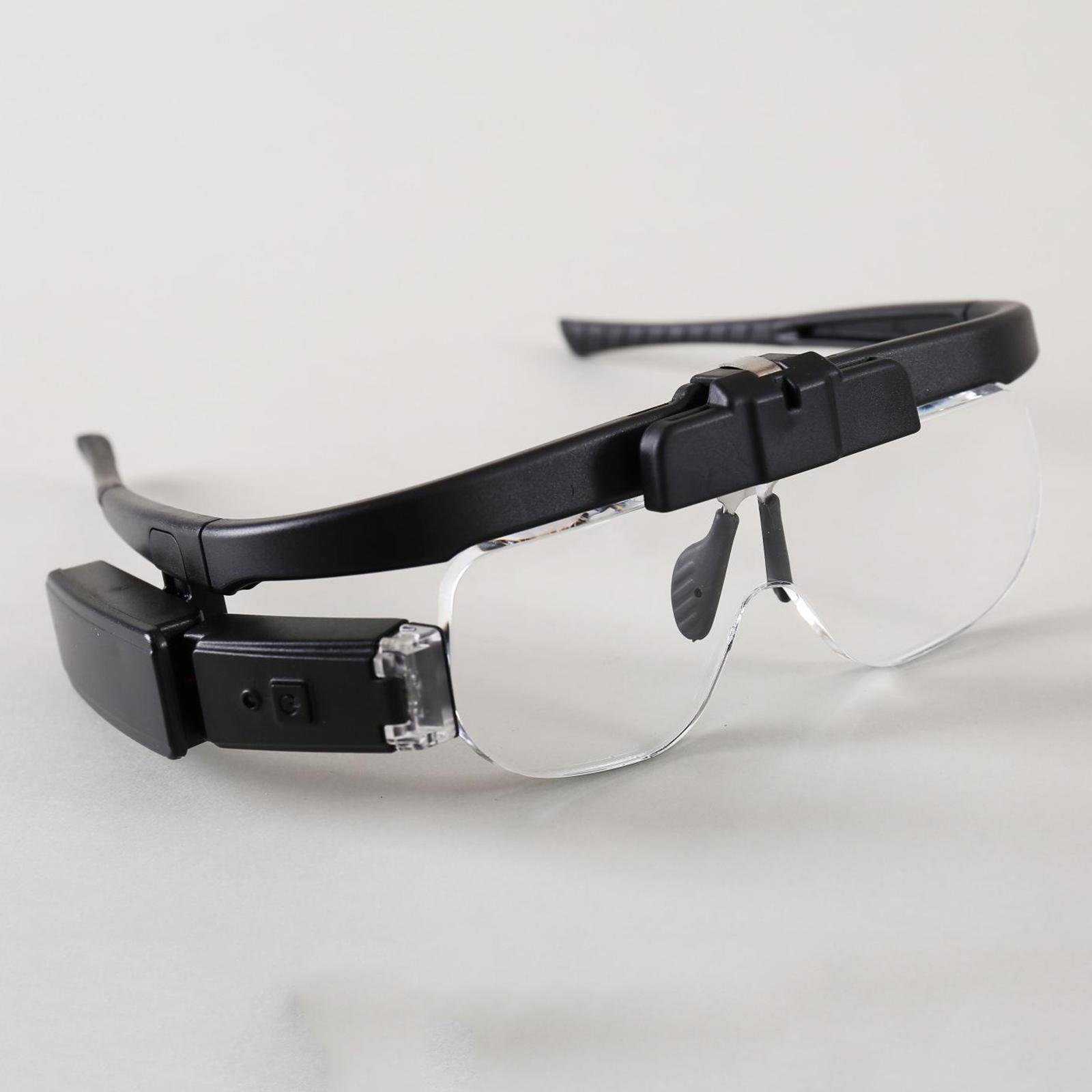 Headband with LED Light Headset Magnifying Glasses Easy to Wear