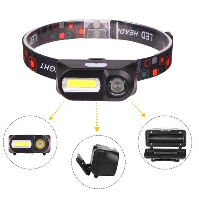 Đèn Pin Đội Đầu Siêu Sáng KX-1804 Dùng Pin 18650 - Chính Hãng