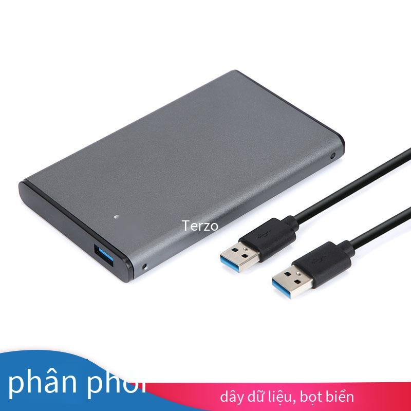 Hộp đĩa cứng kim loại kiểu dáng mới nhất phù hợp với ổ cứng cơ thể rắn SSD Hộp đĩa cứng di động gắn ngoài tốc độ cao 2,5 inch USB3.0