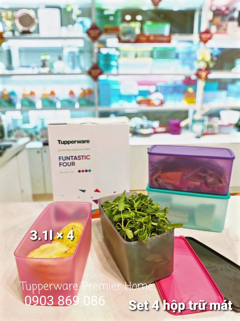 Bộ hộp Bảo quản thực phẩm FUNTASTIC FOUR