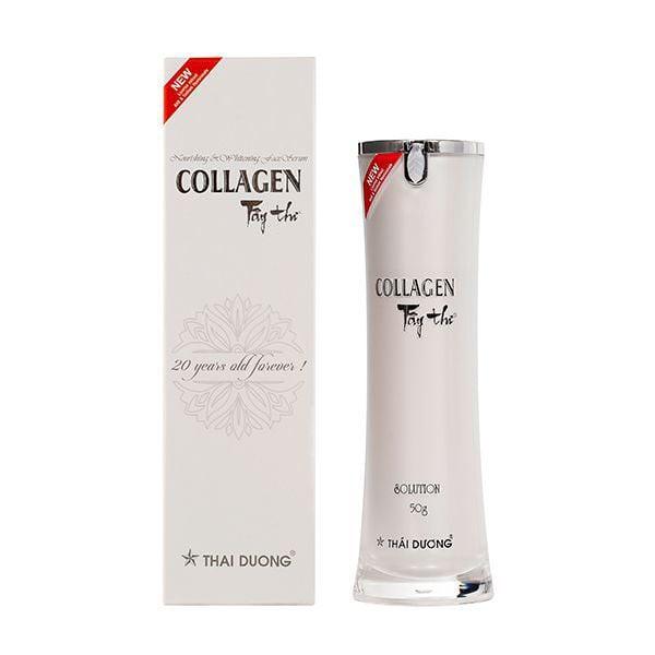 Combo 1 Nước dưỡng ban đêm Collagen Tây Thi New + 1 sữa tắm trắng da Valentine