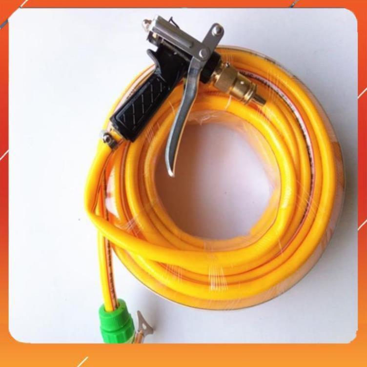 Vòi tưới cây rửa xe️️Evoucher Bộ dây và vòi xịt tăng áp lực nước loại 10m 206400