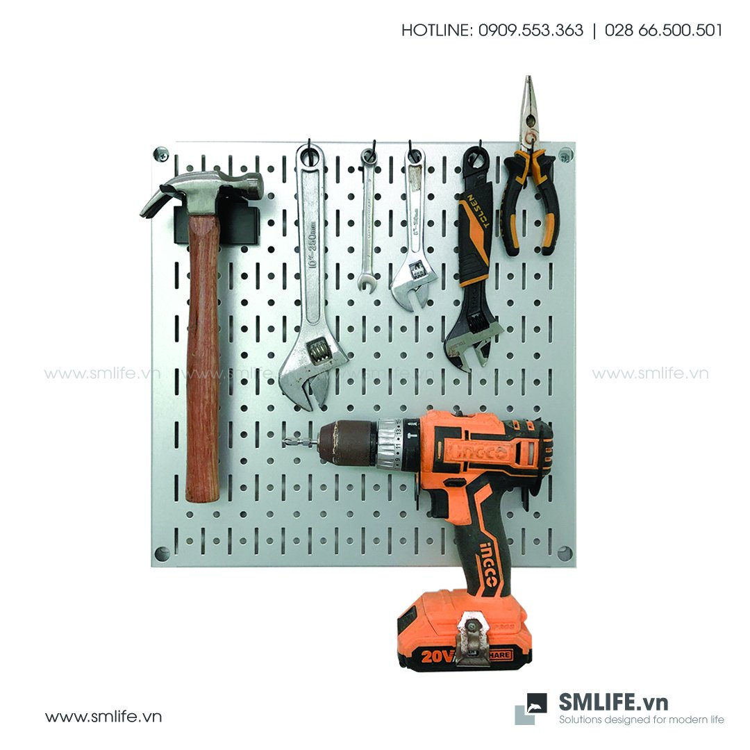 Bảng treo dụng cụ SMLIFE Pegboard cơ khí SQ