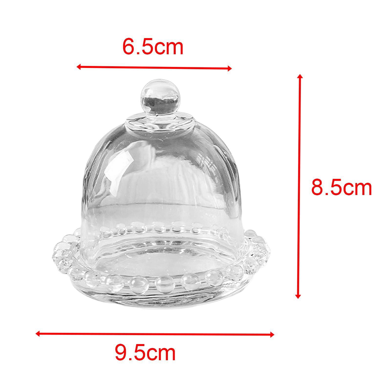 Cake Serving Tray with Glass Cake Plate for Festive Party Kitchen