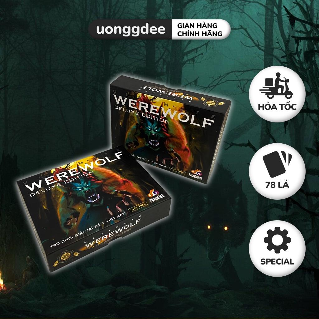 Bộ bài ma sói bản mở rộng &quot;Uống đê&quot; 78 lá Việt Hoá, game nhập vai Werewolf deluxe edision bản Tiếng Việt cho nhóm bạn