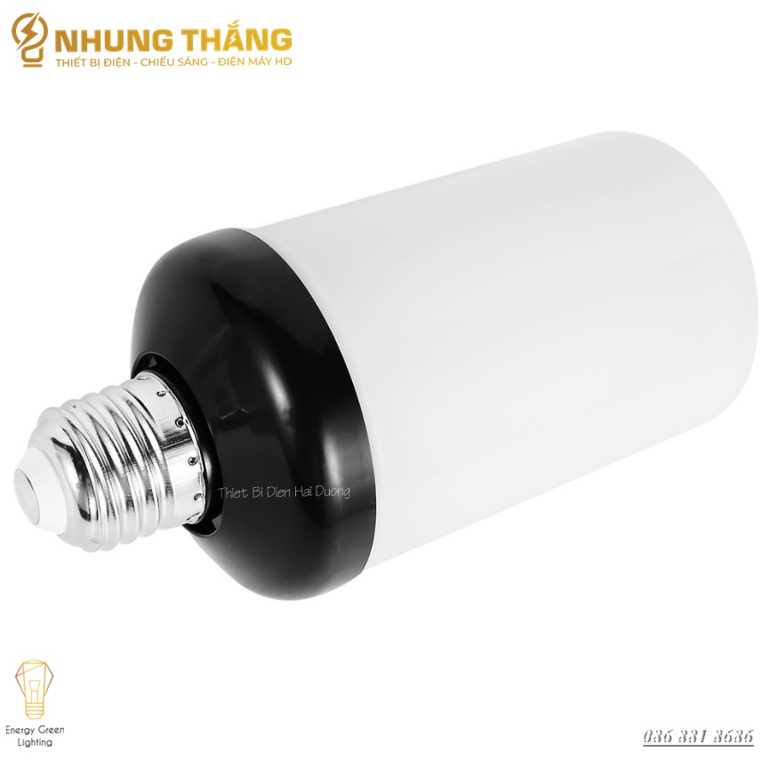 Bóng Đèn Led Tạo Hiệu Ứng Ngọn Lửa Cháy Độc Đáo - Đui E27 - Ánh Sáng Siêu Sáng, Siêu Tiết Kiệm Điện