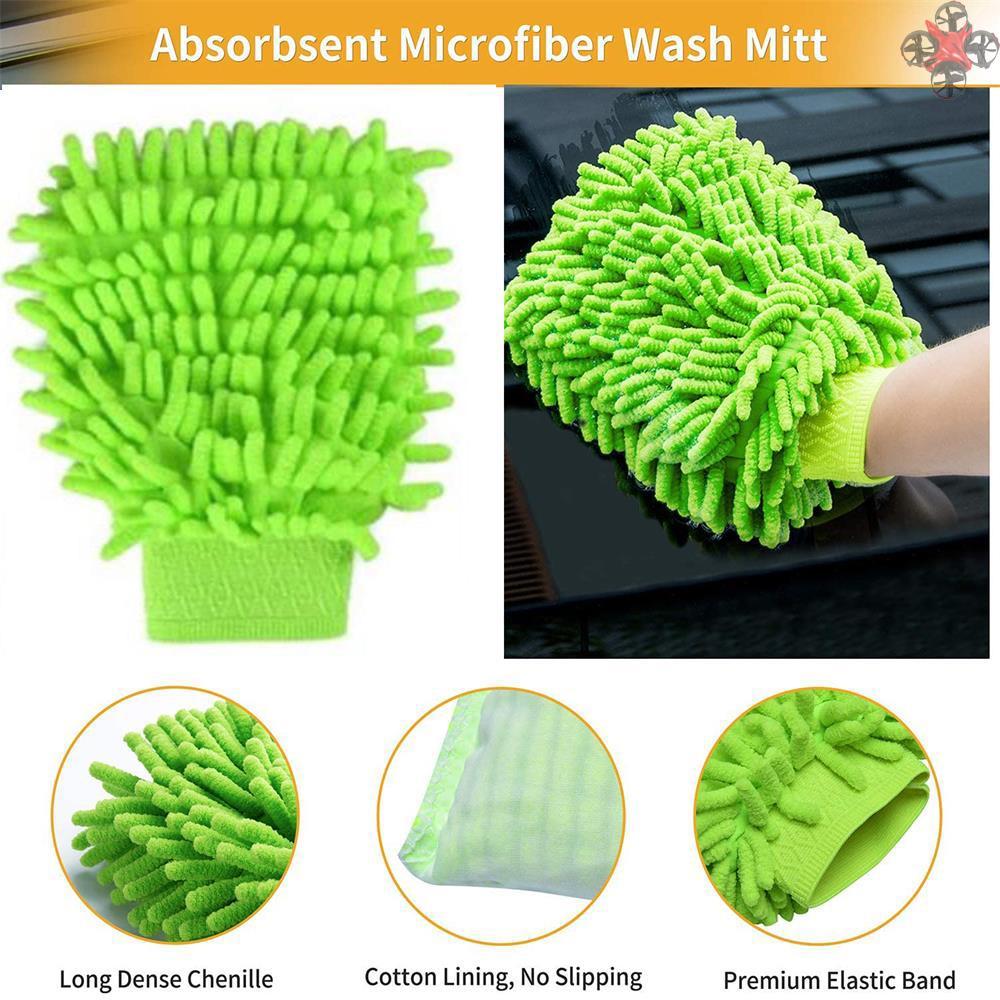 Set 9 Cọ Vệ Sinh Xe Hơi Chuyên Dụng