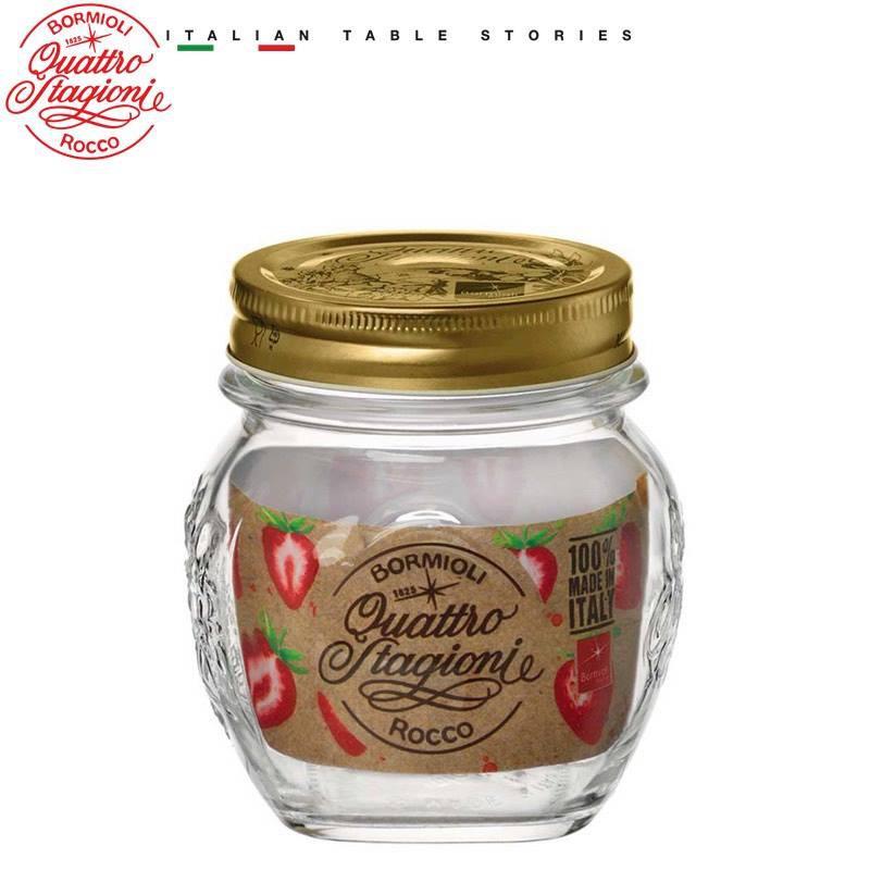Hũ thủy tinh nắp vặn Quattro Anfora 300ML-500ML đựng mứt, bánh kẹo, đông trùng hạ thảo