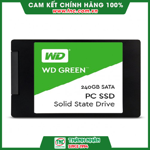 Ổ cứng SSD 240GB 2.5 inch Sata III Western Digital WDS240G2G0A -Hàng chính hãng