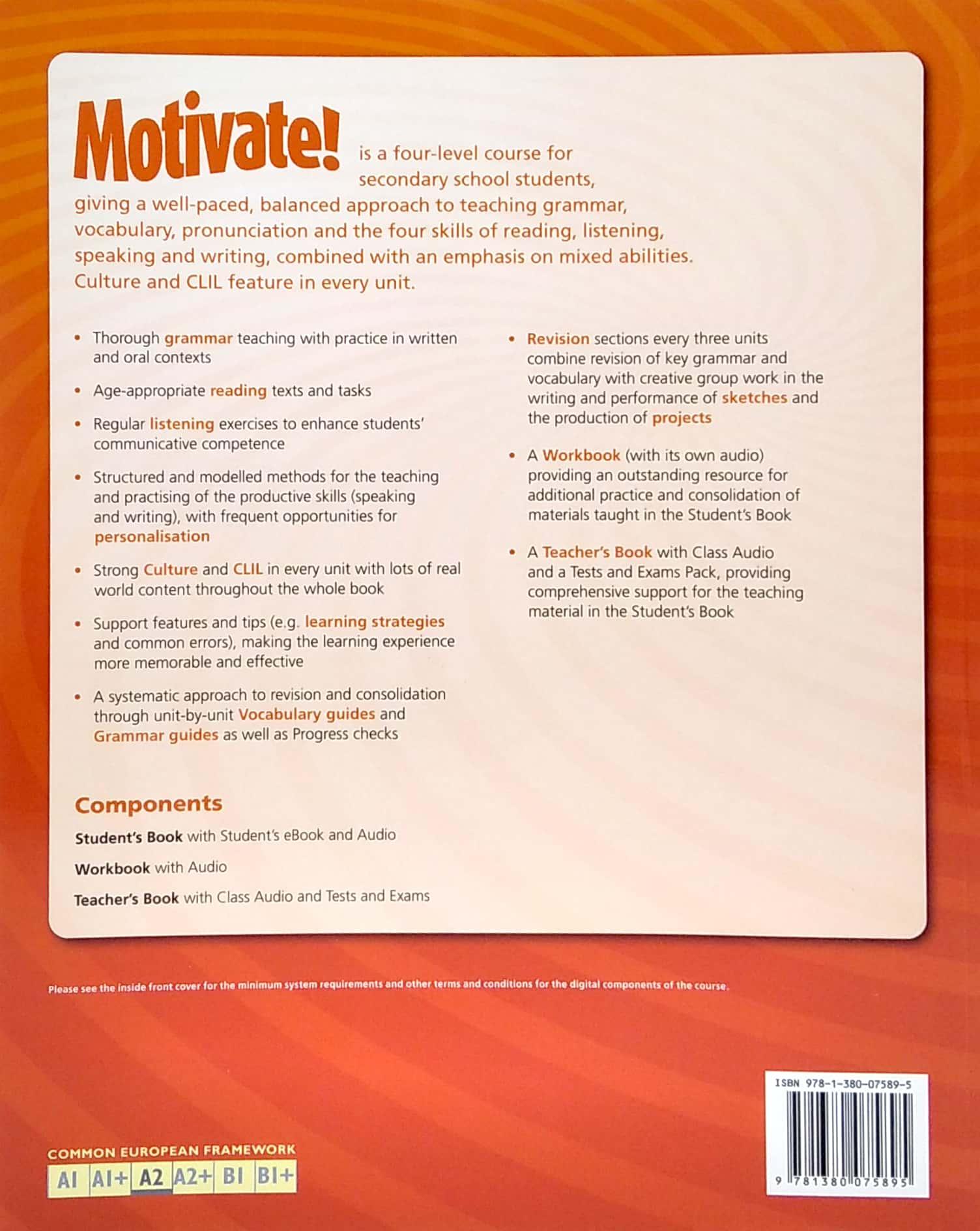 Motivate! Level 2 Workbook - Includes Audio