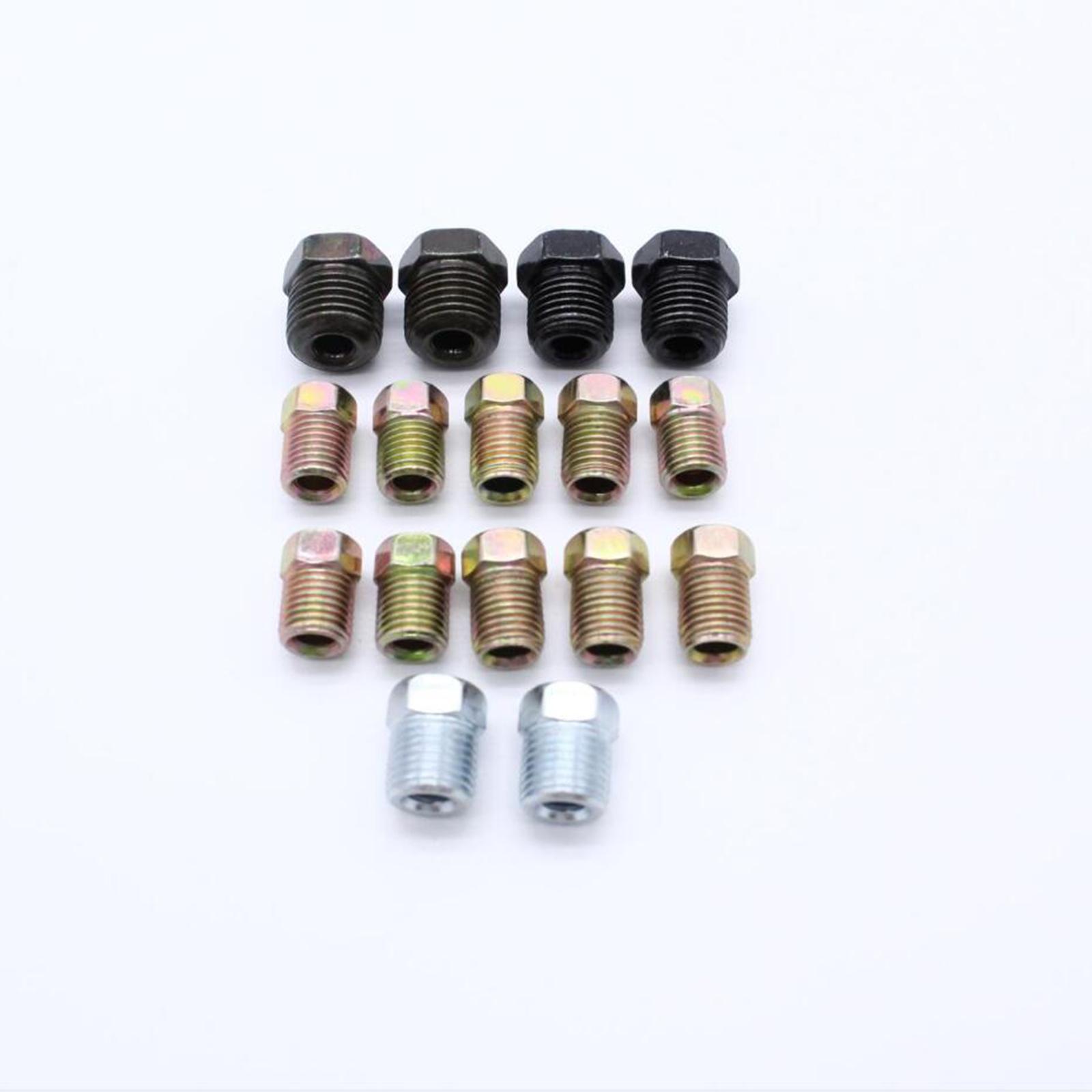 16Pcs Inverted  Tube Nuts 2x 9/16”-18 Fit for 3/16” Tube Accessories