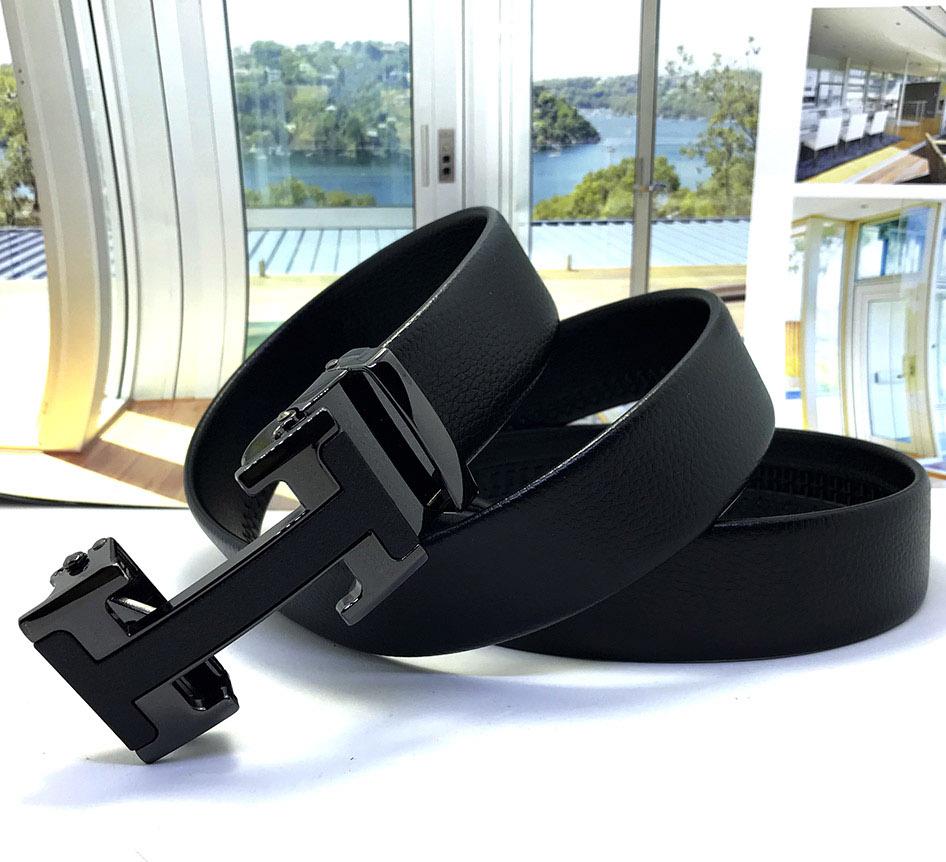 Thắt lưng/ dây nịt nam  khóa tự động có hộp đựng + túi tặng kèm làm quà tặng