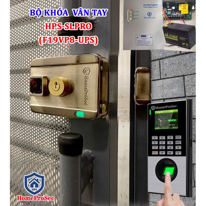 Bộ khóa cổng thông minh –Quản Lý lịch sử ra vào HomeProSec HPS- SLPRO