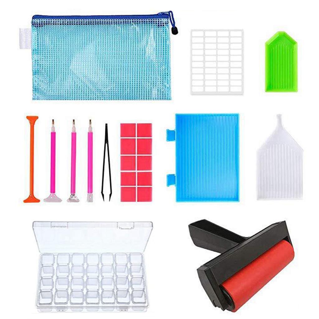 22x 5D Tool Embroidery Kit Roller DIY Art Painting Accessories