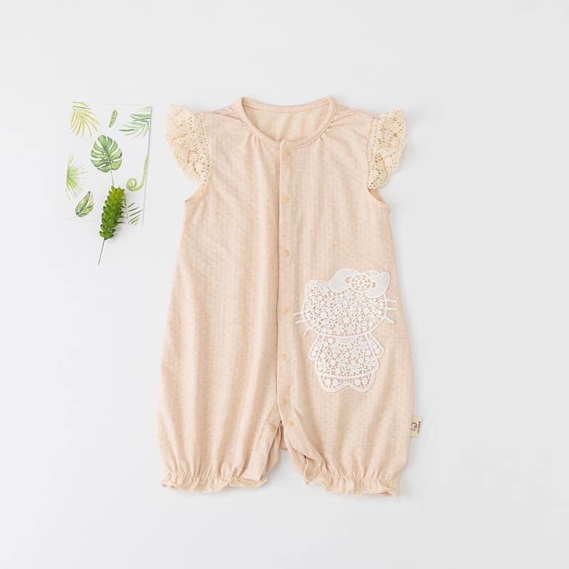 Body đùi vantage bé gái 100% organic cotton hữu cơ không hóa chất an toàn cho bé sơ sinh