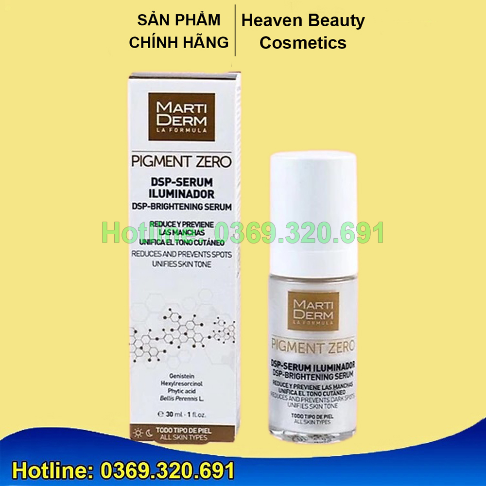 Tinh chất trắng da, giảm nám Martiderm Hydroquinone DSP Serum Iluminador 30ml