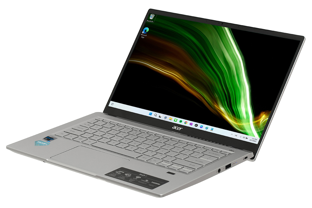 Máy Tính Xách Tay Laptop Acer Swift 3 SF314-511-55QE (Core i5-1135G7, 16GB, 512GB NVMe SSD, Intel Iris Xe Graphics, 14 inch FHD, Win11H, Sliver, 1.19Kg, 4 Cell) - Hàng Chính Hãng