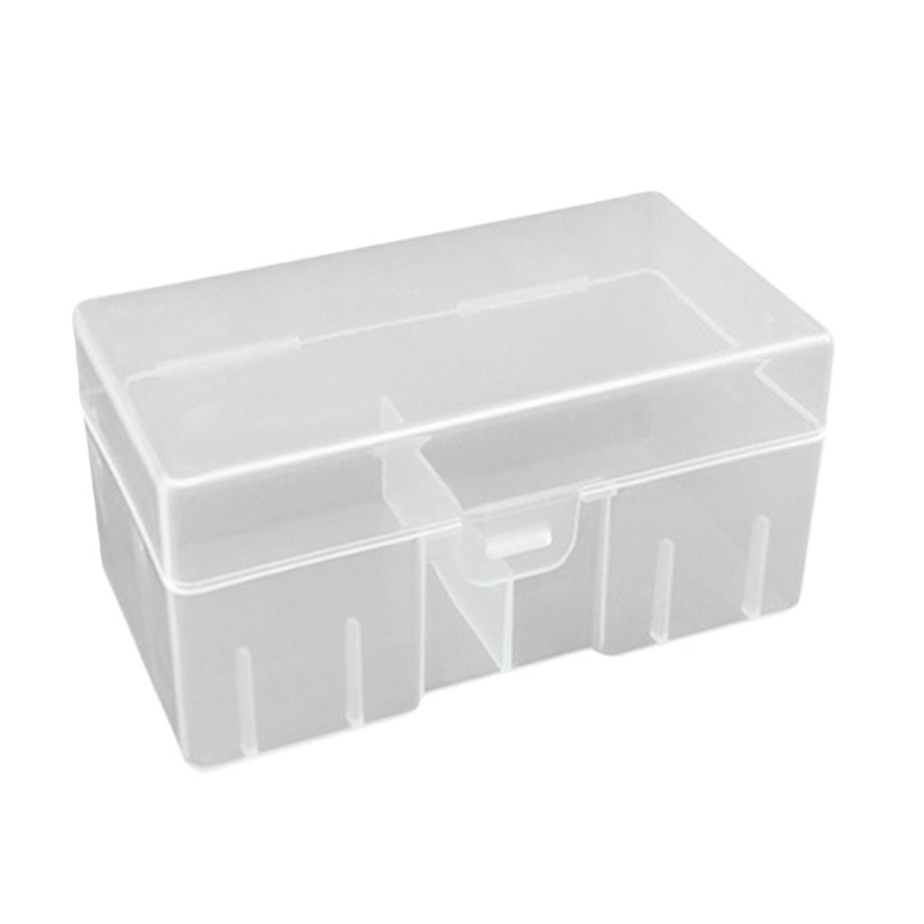 12pcs 9012 9V Battery Battery Storage Organizer Durable Case Transparent