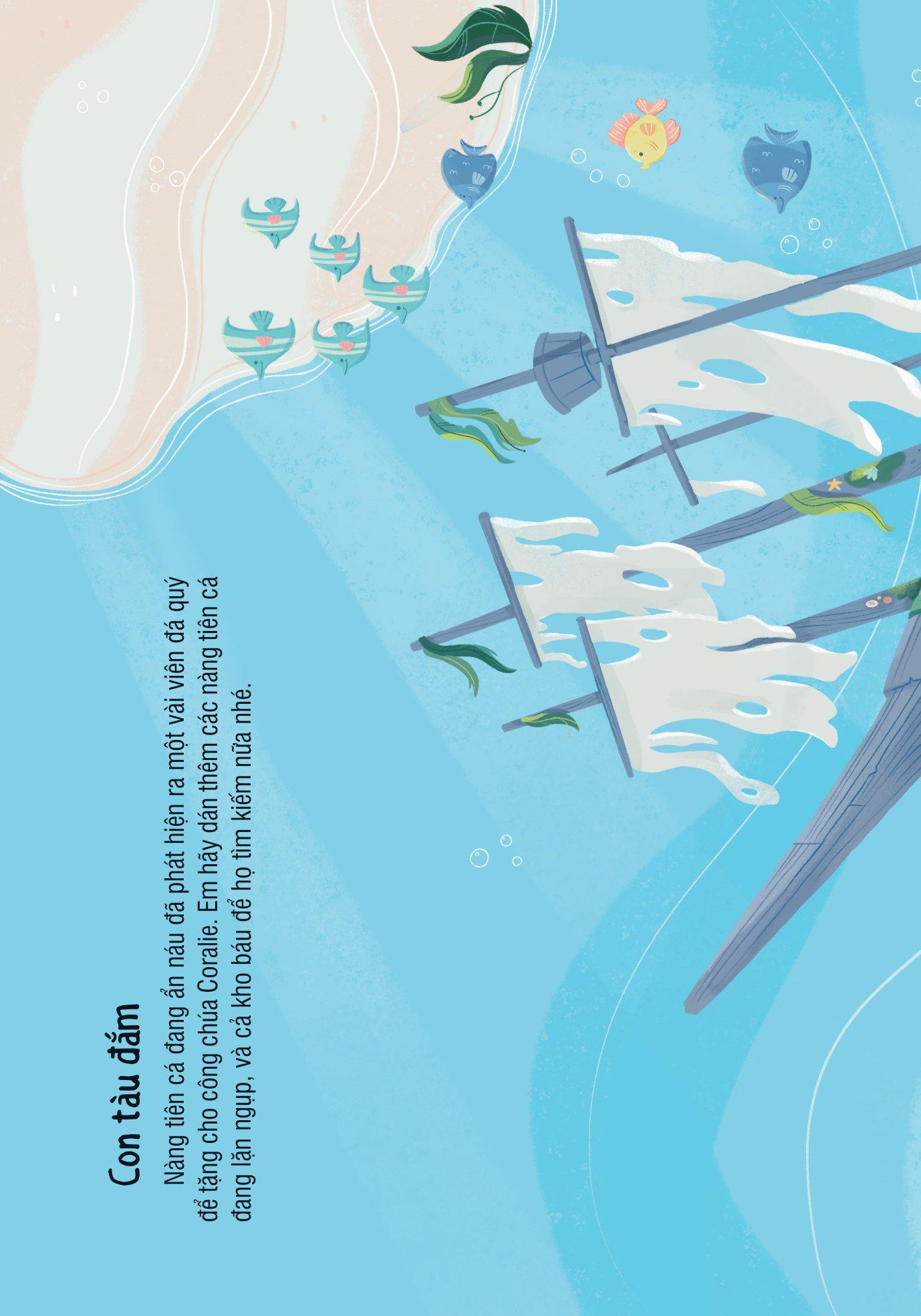 Bóc Dán Thông Minh - Nàng Tiên Cá