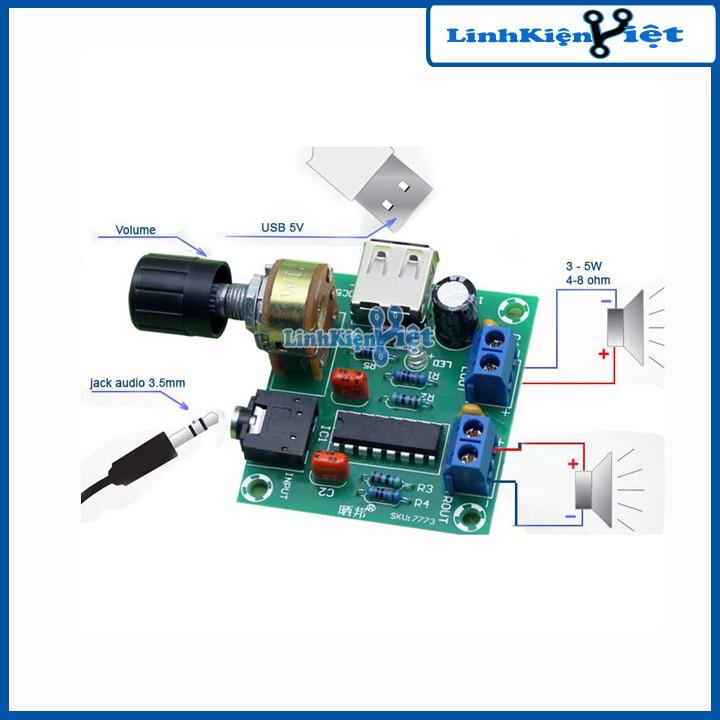 Module Khuếch Đại Audio PM2038 2x5W 5V