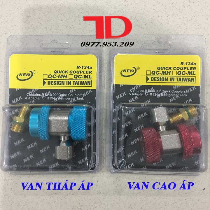 Bộ van nạp gas lạnh cao áp R134