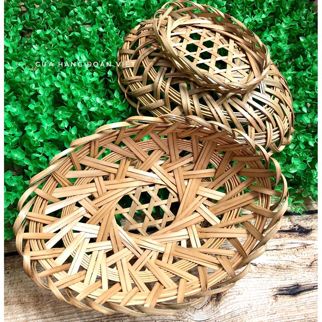 Rổ Tre Có Chân Hình Oval