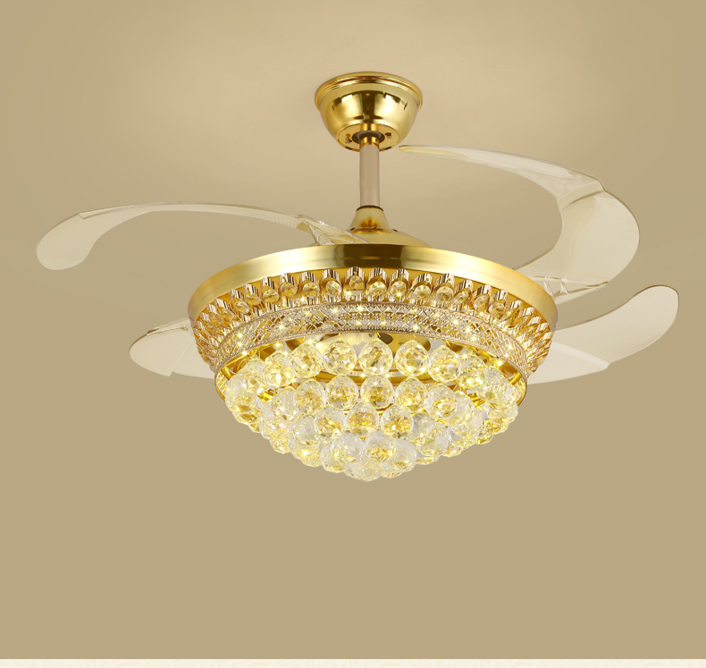 Đèn quạt NODAKA LED 3 chế độ ánh sáng cánh cụp xòe cao cấp