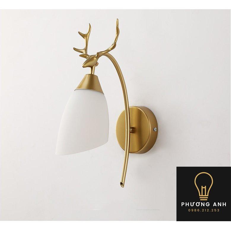 Đèn LED Gắn Tường Nội, Ngoại Thất Sừng Hươu Trang Trí Nhà Cửa Loại 1 Mã Hàng 1757/1
