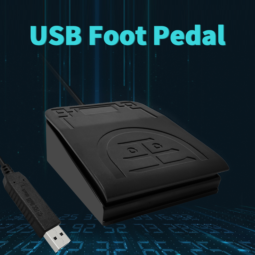 Bàn Đạp Chân Tùy Chỉnh USB Footswitch MIDI Cho Trò Chơi Âm Nhạc Thu Nhận Hình Ảnh