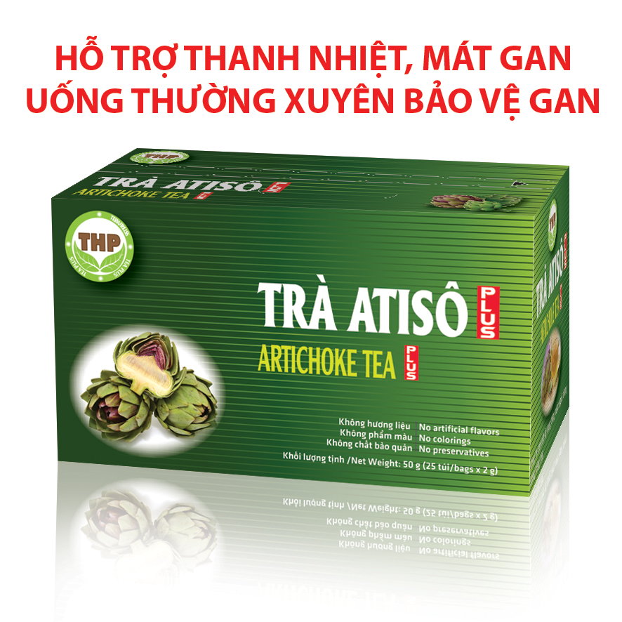 TRÀ ATISÔ - thanh nhiệt mát gan - THƯƠNG HIỆU THP TEA PLUS