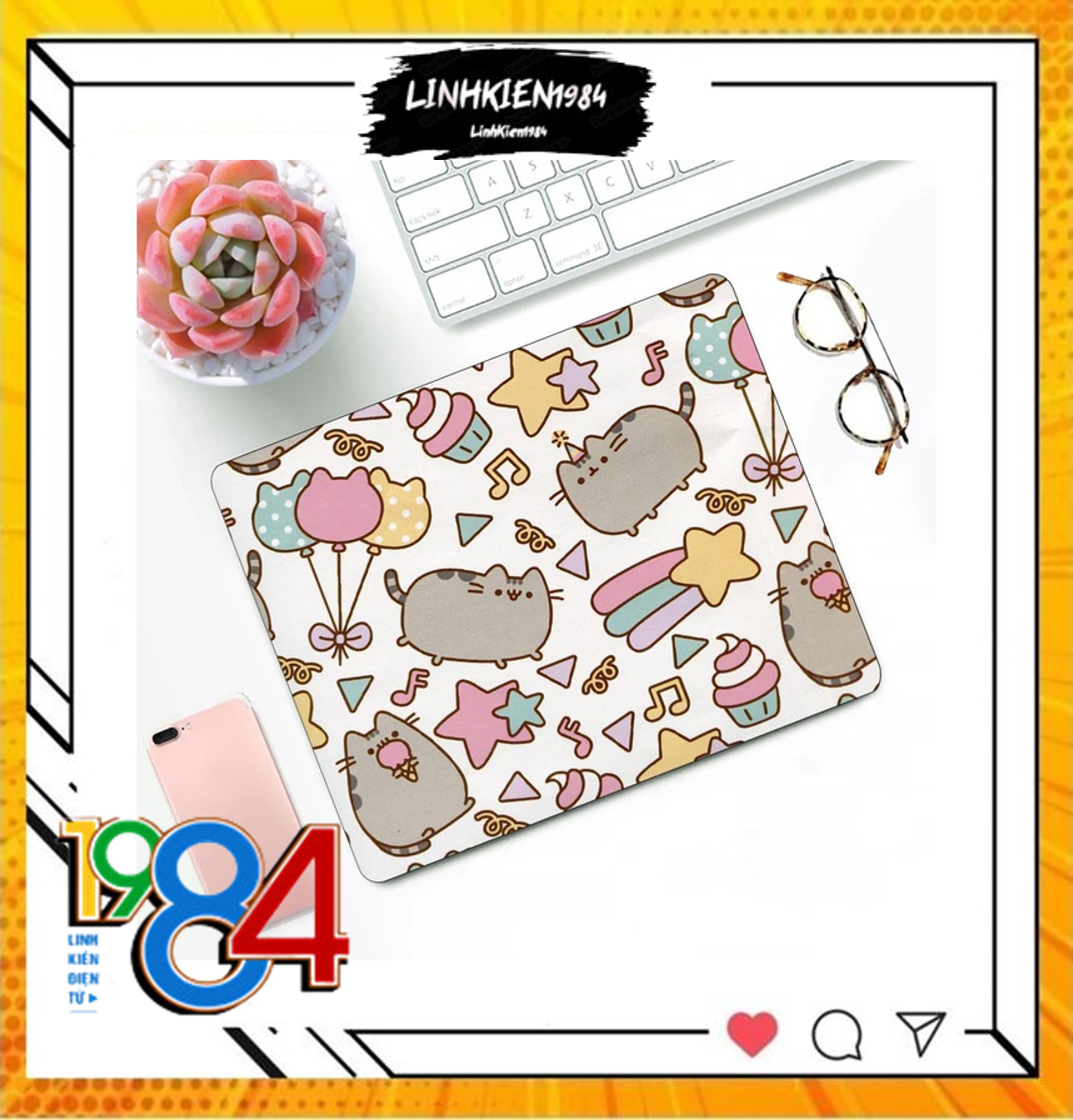 Lót chuột MOUSEPAD 245*320*3MM Mới