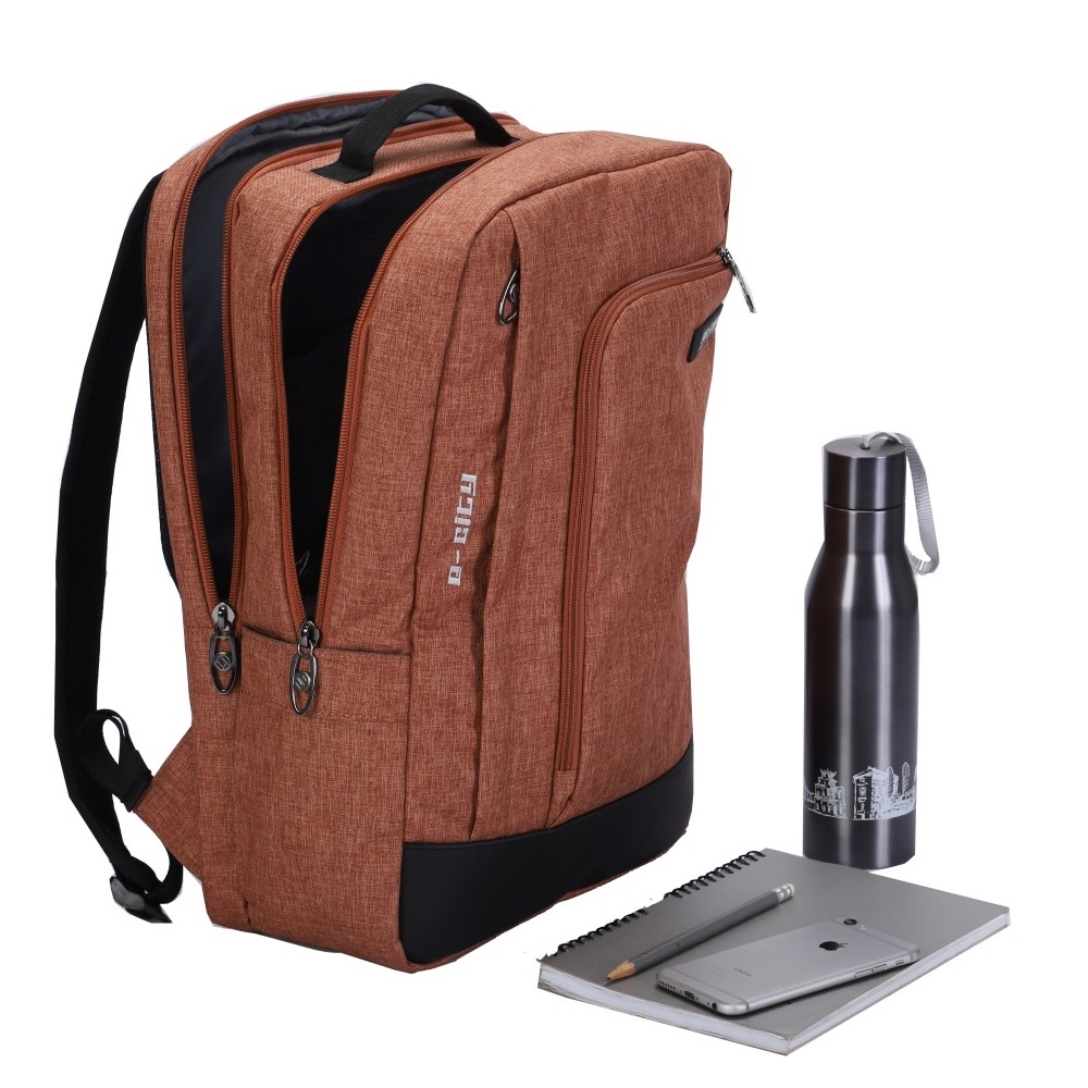 Balo laptop Simplecarry E-City 2 - Brown