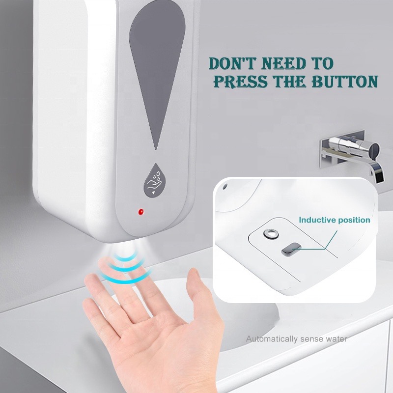 Máy phun sương nhả gel sát khuẩn tự động tích hợp pin sạc theo máy