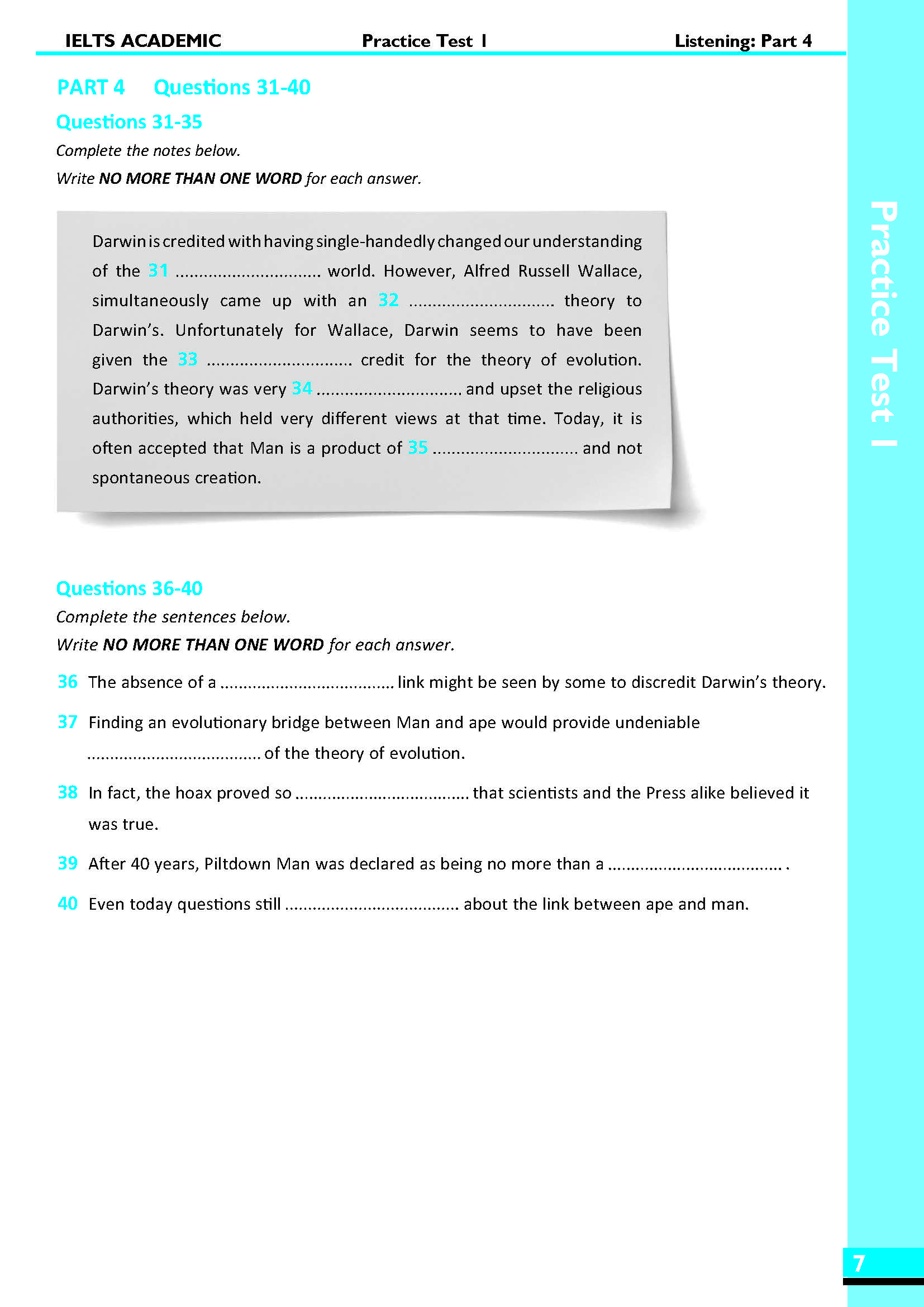 IELTS in Depth 3 (6.5 - 7.5+) - 6 Pratice Tests