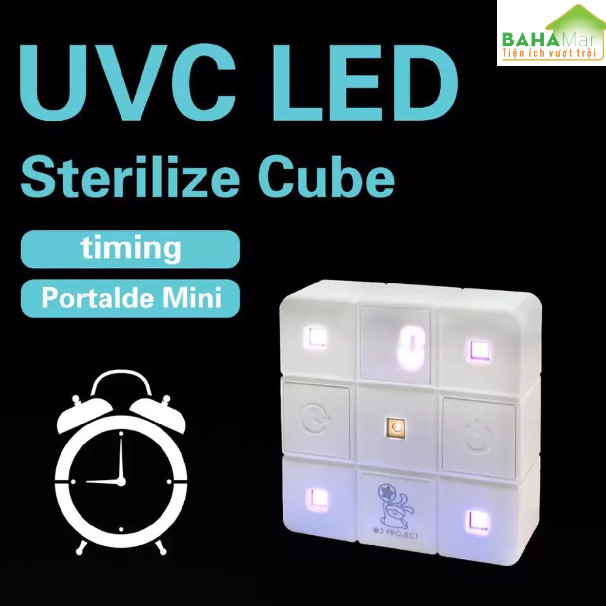 HỘP KHỬ TRÙNG ĐA NĂNG DIỆT KHUẨN UVC LED CẦM TAY - MÁY TIỆT TRÙNG BỎ TÚI "BAHAMAR" Sử dụng tia cực tím khử khuẩn đồ dùng hàng ngày, Nhỏ gọn bỏ túi và hiệu quả sử dụng cao