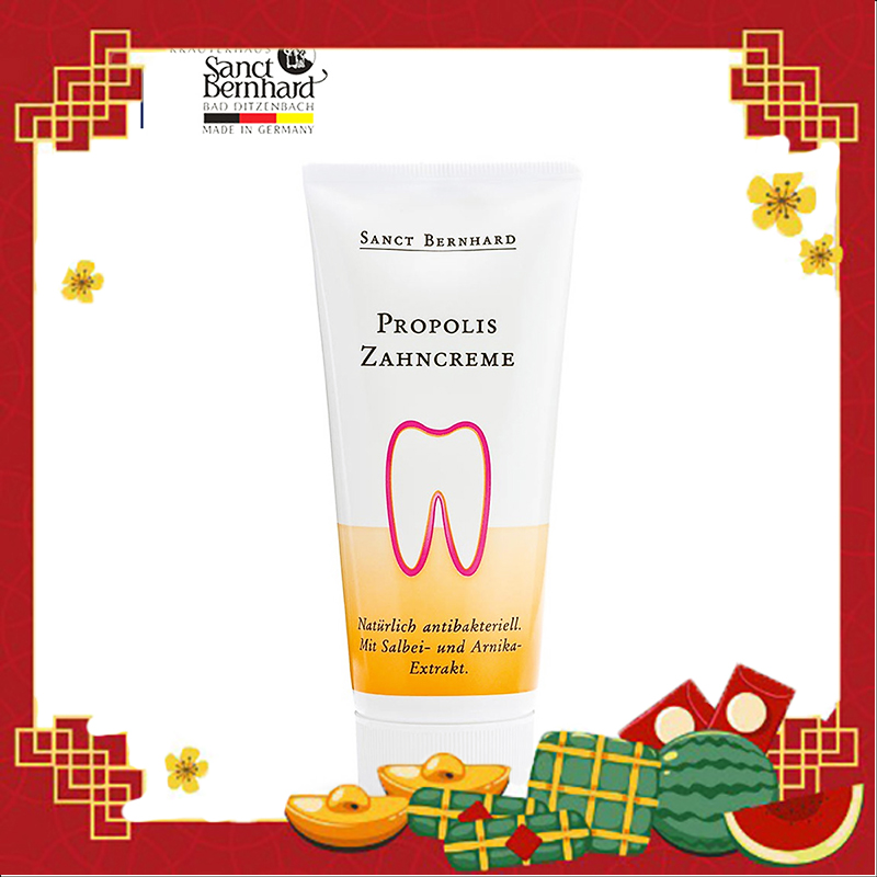 Kem đánh răng Propolis Zahncreme giúp chống viêm, kháng khuẩn, làm sạch răng miệng và mang lại hơi thở thơm mát, phòng ngừa sâu răng