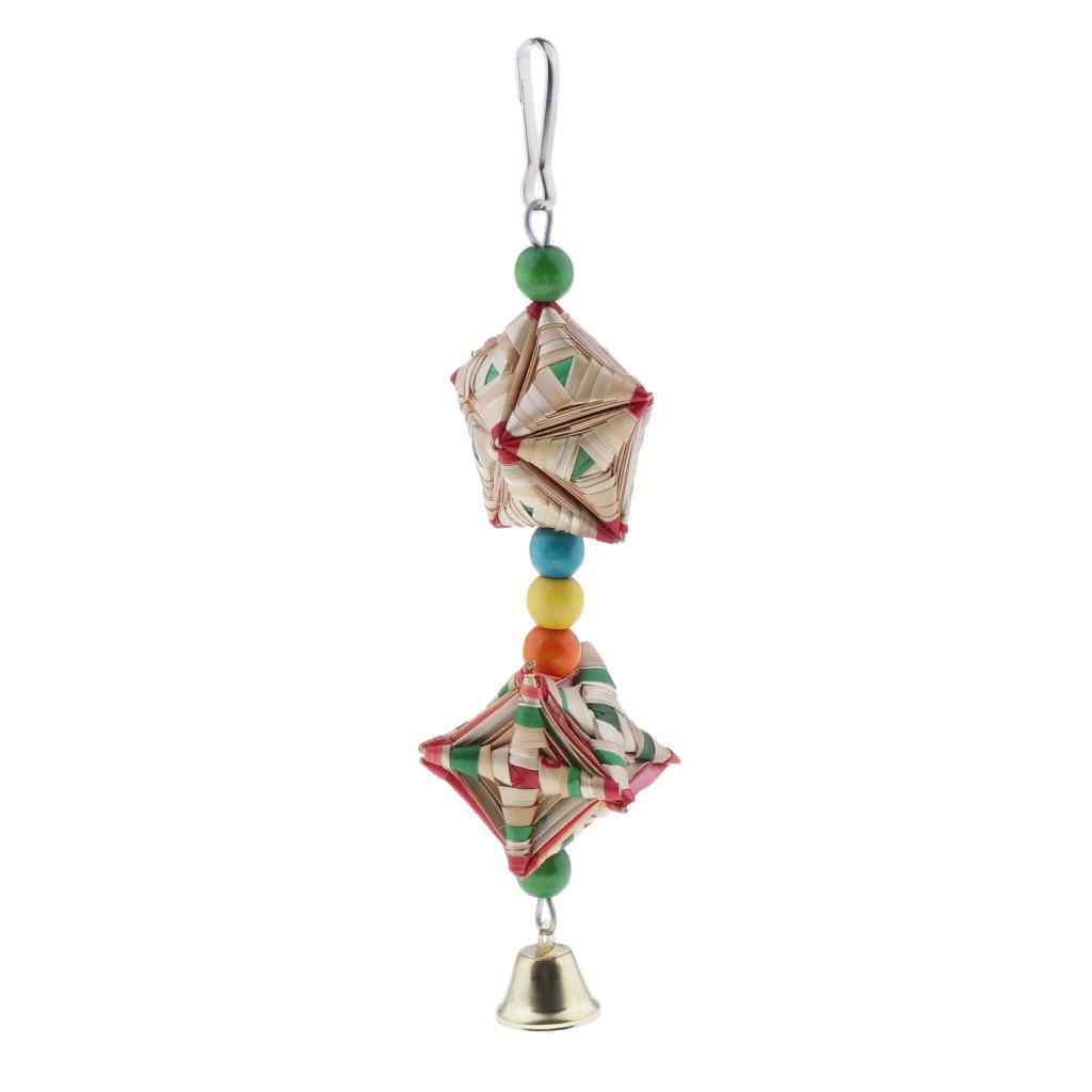 Bird Toys Parrot Swing Cage Supplies For Parakeet Cockatiel Budgie Lovebird