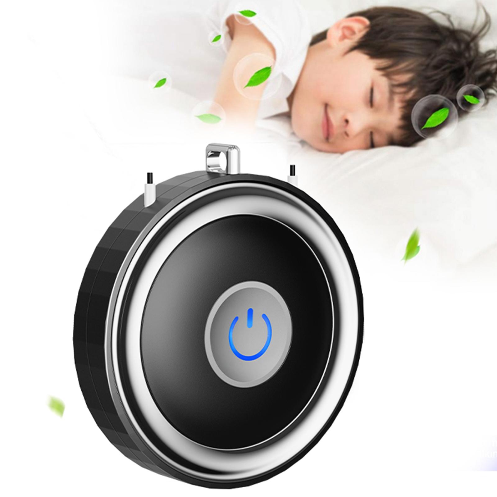 Máy lọc không khí, tạo ion âm di động có dây đeo cổ, hoạt động yên tĩnh, cổng sạc USB