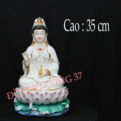 TƯỢNG  QUAN ÂM - MEN SỨ CAO CẤP