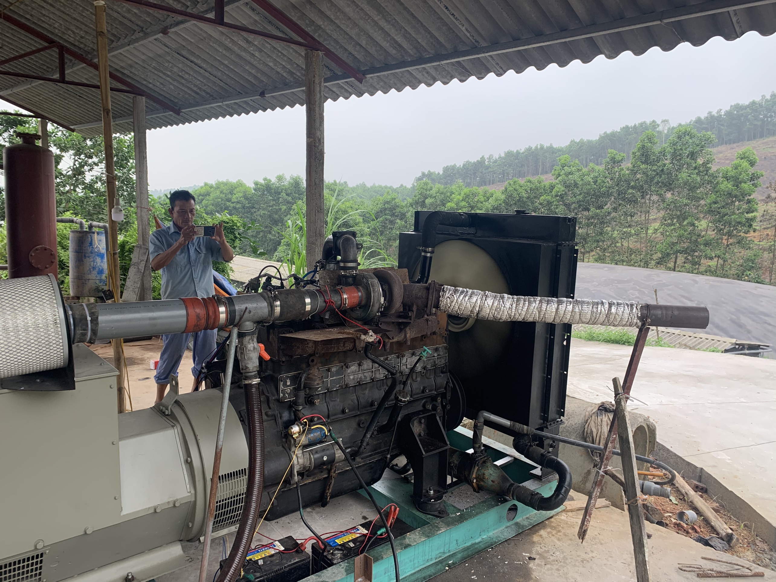 Máy phát điện khí sinh học - Biogas