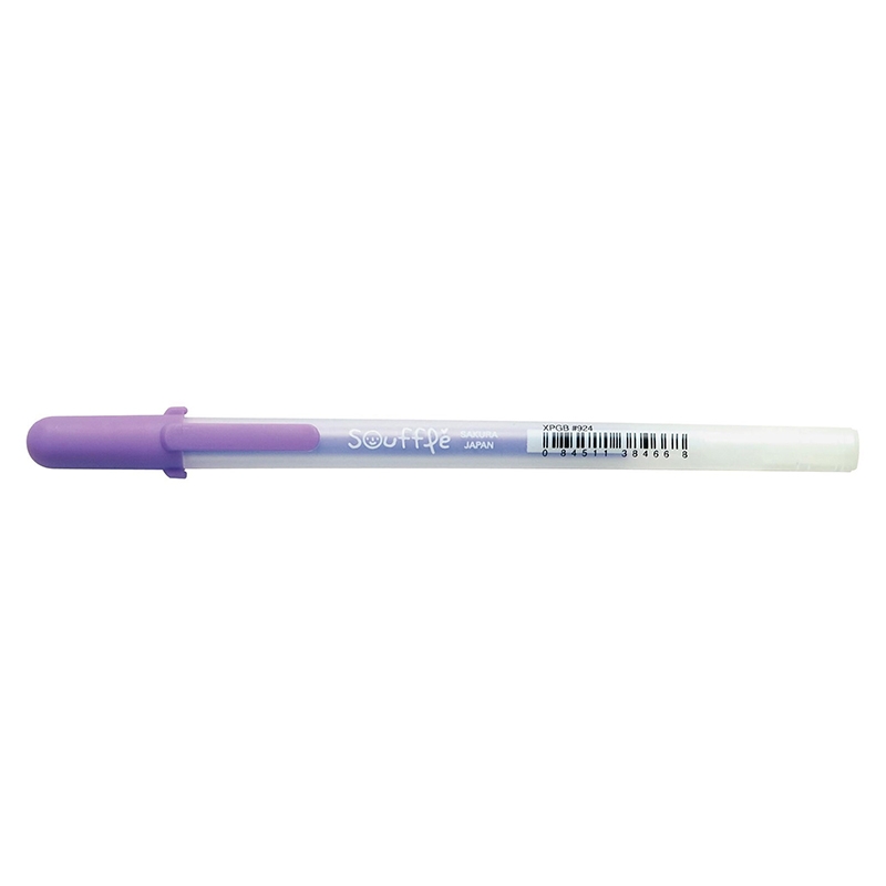 Bút Gel Sakura Souffle Pen 3D Mat Color XPGB#924 - Màu Tím