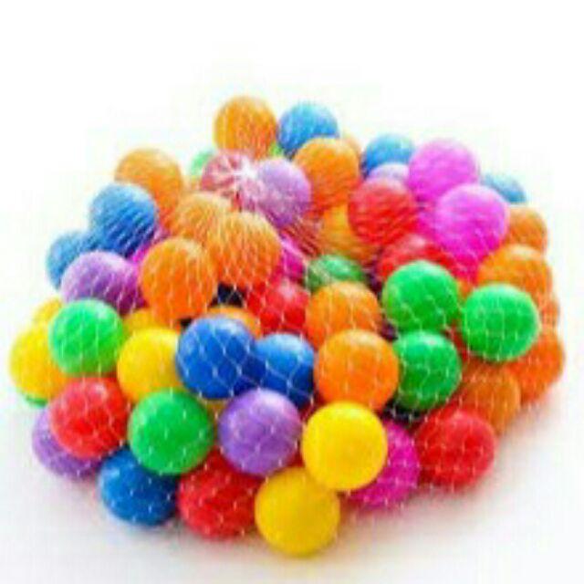 Túi 100 quả bóng đa sắc màu cho bé