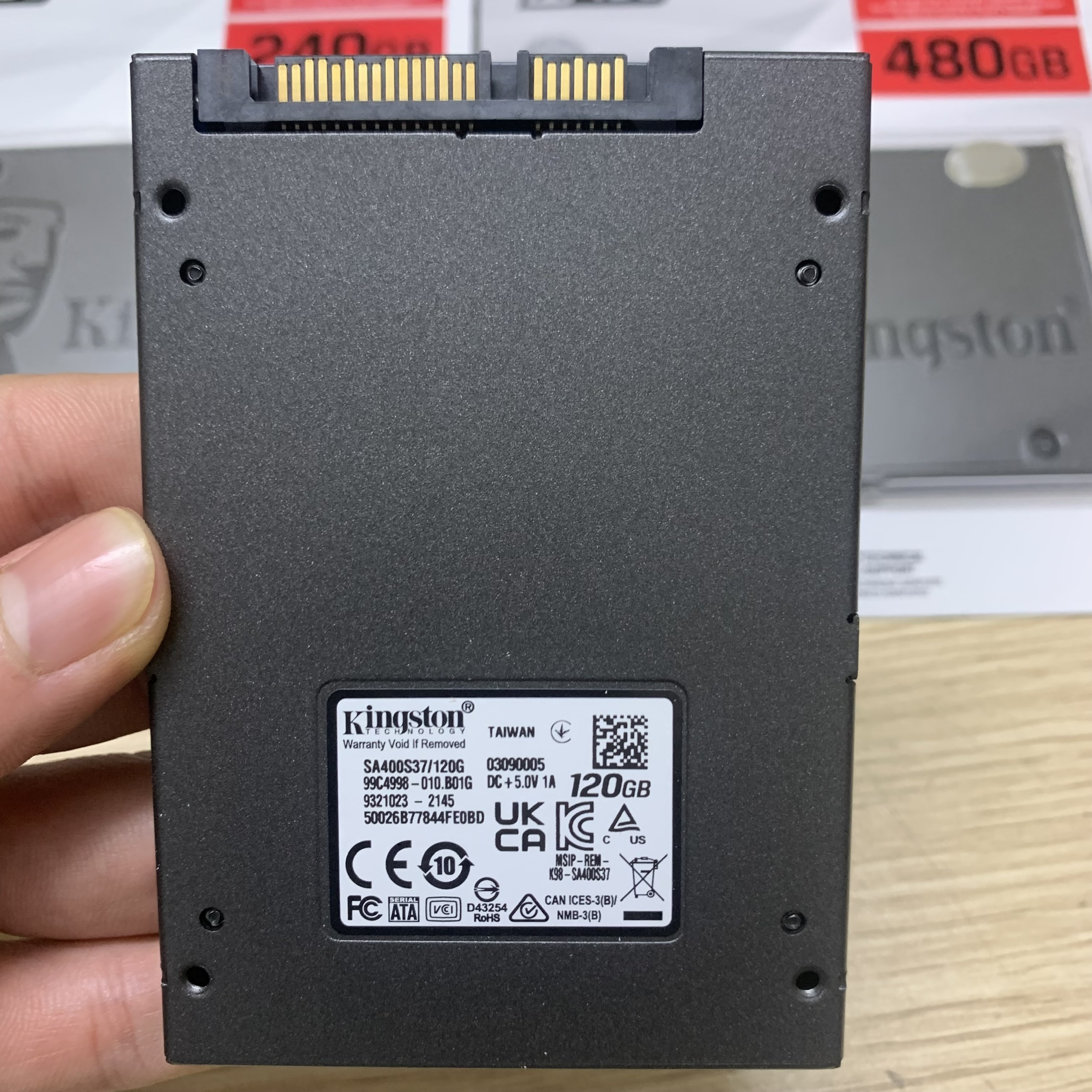 Ổ cứng SSD Kingston A400 120Gb/240Gb/480Gb sata 3 2.5''- Hàng chính hãng