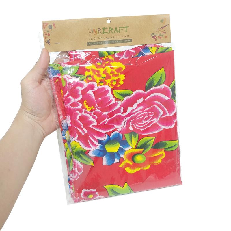 Vải Thô Trang Trí Tết 1m6 x 1m - Vinacraft