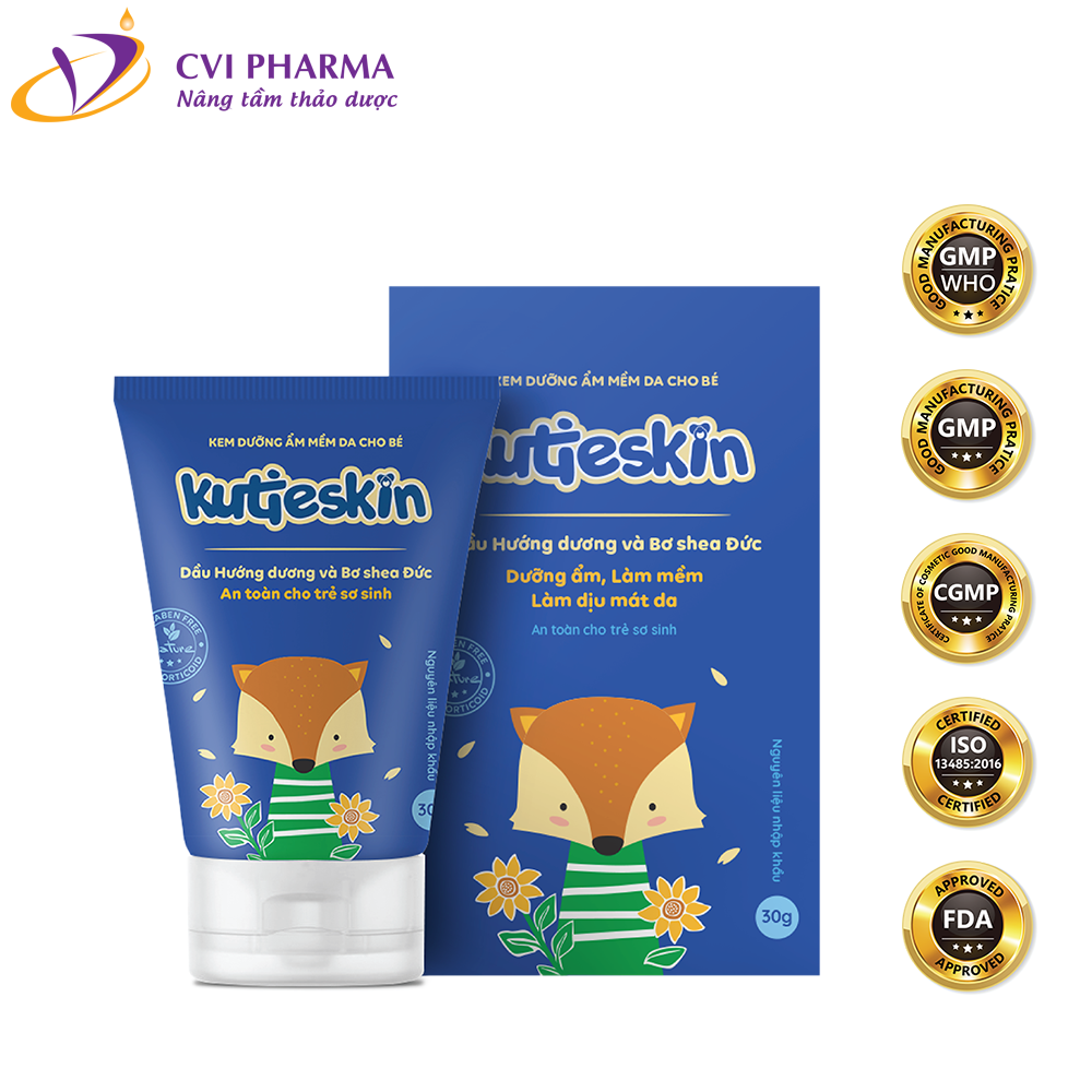 KutieSkin 30g - Kem Dưỡng Da Cho Bé