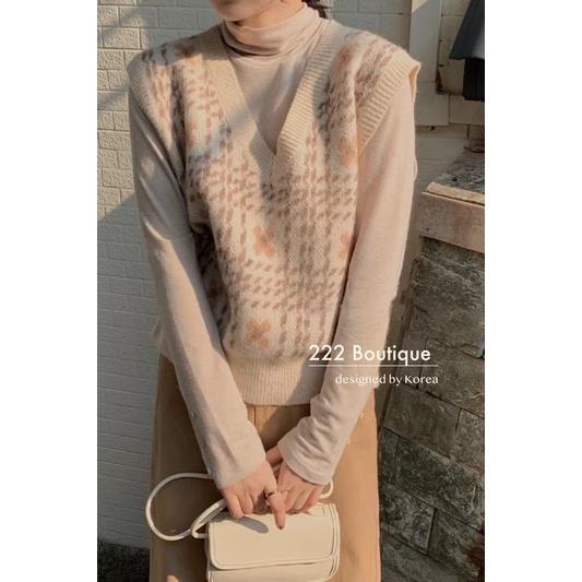 Áo ghile isnow cổ V hoa 59a231