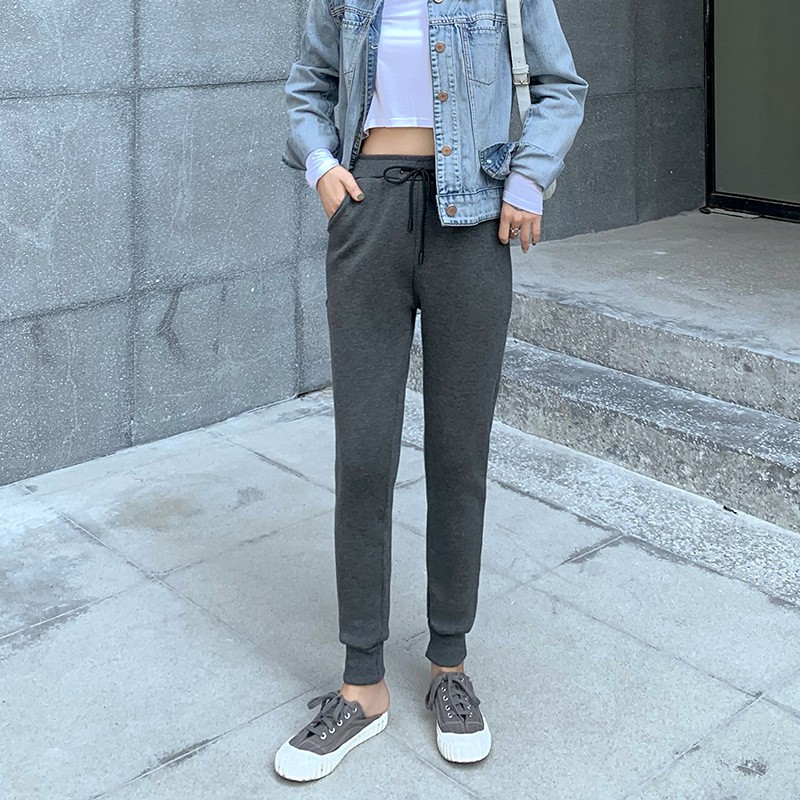 Quần Jogger Nữ Thể Thao Len Tăm Co Giãn